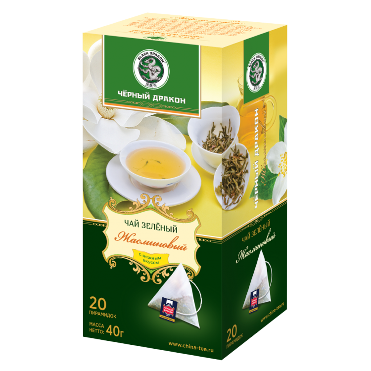 Черный дракон Зеленый чай ЖАСМИНОВЫЙ 2гр - 20шт