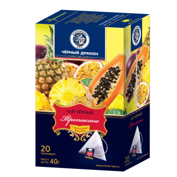Черный дракон Чёрный чай ТРОПИКАНО 2гр - 20шт