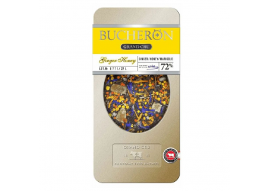 BUCHERON GRAND СRU горький шоколад с имбирем, медовыми гранулами, пыльцой, васильком, календулы 100гр