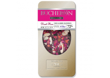 BUCHERON GRAND СRU горький шоколад с миндалем, черникой и лепестками роз
