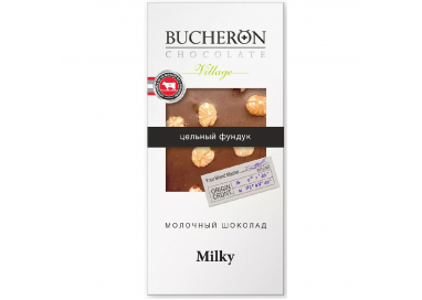 "BUCHERON" VILLAGE молочный шоколад с цельным фундуком