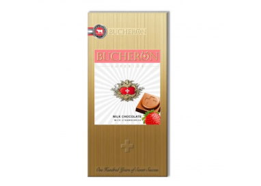 Шоколад  "BUСHERON SUPERIOR" молочный с клубникой