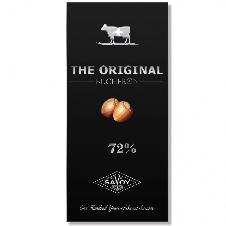 BUCHERON THE ORIGINAL горький шоколад с фундуком