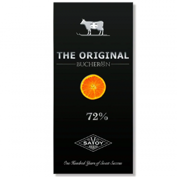BUCHERON THE ORIGINAL горький шоколад c кусочками апельсина