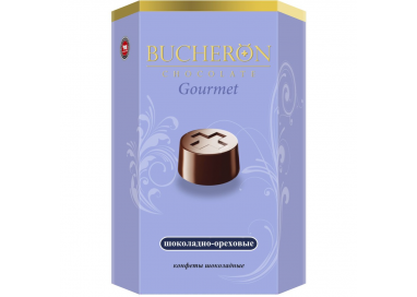Шоколадные конфеты "BUCHERON GOURMET" с шоколадно-ореховым вкусом