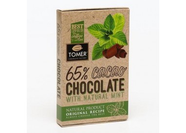ТОМЕР, ГОРЬКИЙ ШОКОЛАД с мятой, 90г