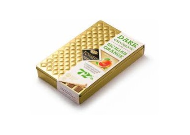 Шоколад Томер с Сицилийским апельсином 72%