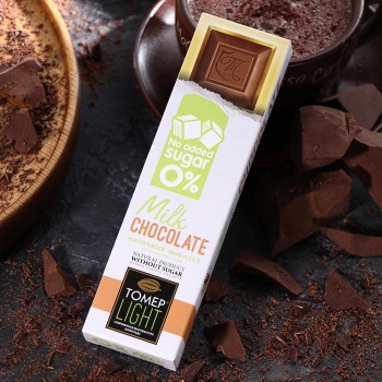 Шоколад Томер Лайт молочный 43% мини без сахара 30 г