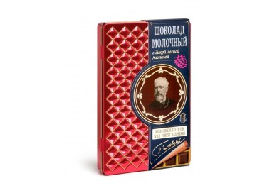 Молочный шоколад с дикой лесной Малиной Чайковский 90г