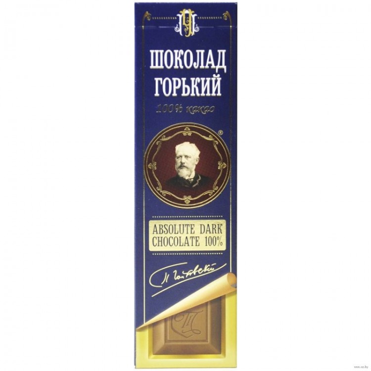 Горький Шоколад Чайковский Томер 100% Mini 30г