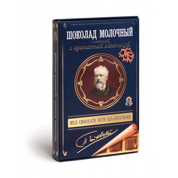 Горький Шоколад Чайковский с облепихой 112г