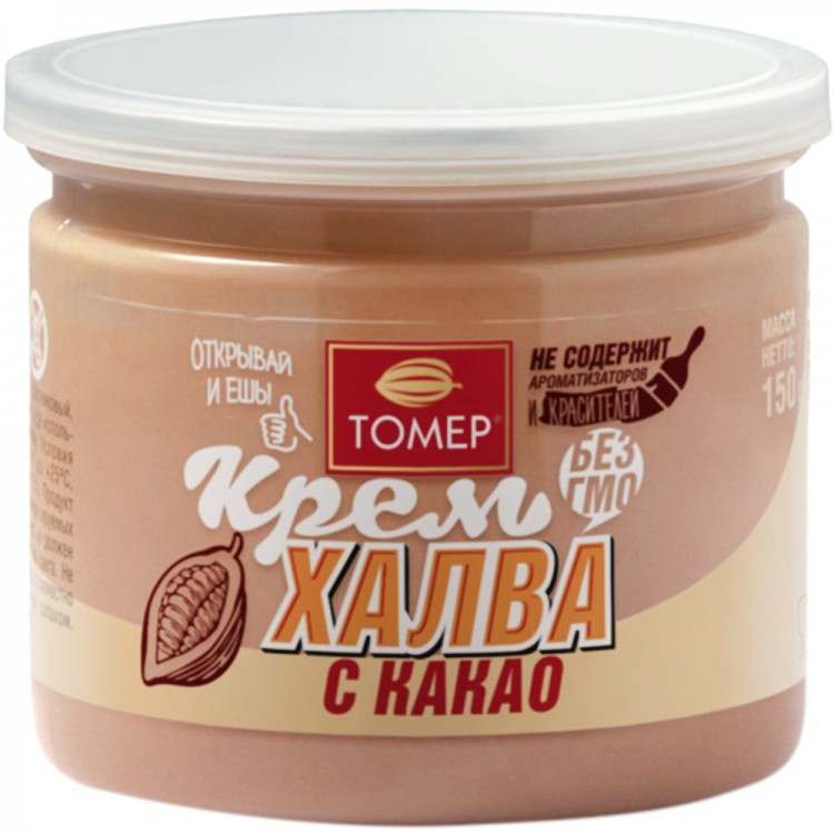 Томер Крем-халва кунжутная с какао