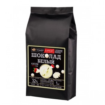 Белый шоколад Томер 32% какао (каллеты)
