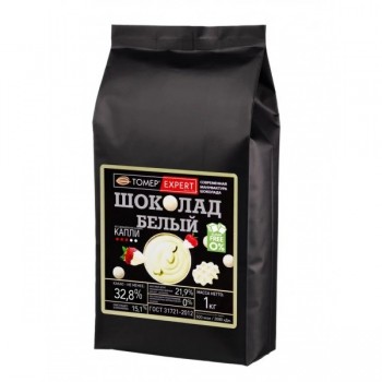 Белый шоколад Томер 32% БЕЗ САХАРА (каллеты)