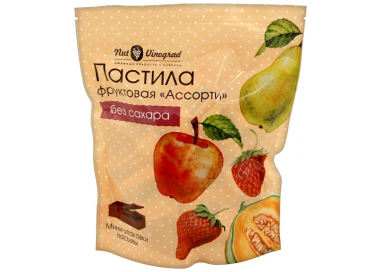 Nut Vinograd ПАСТИЛА-КОНФЕТКИ (дыня, яблоко, клубника, груша), 400г