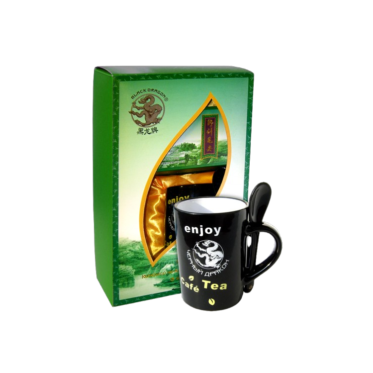 Черный дракон Подарочный набор с кружкой Чай зеленый "ДИКАЯ ИГЛА МАО ЦЗЯНЬ", 150г