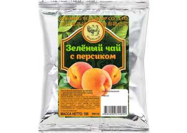 Чай зеленый Верблюд байховый китайский, с персиком