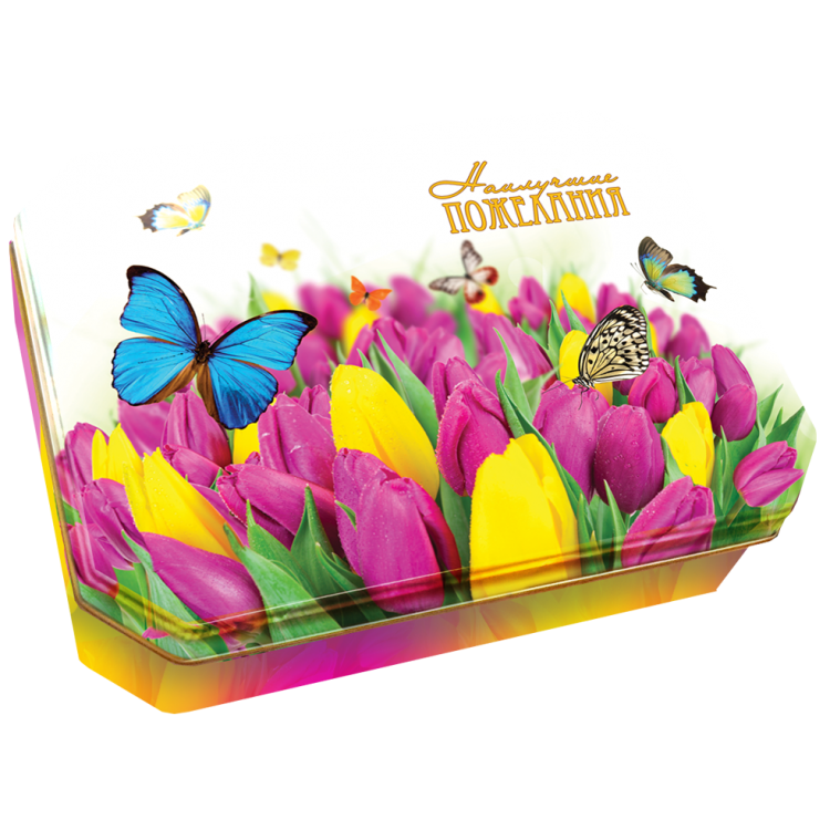 Черный Дракон Чёрный чай индийский ТЮЛЬПАНЫ «Наилучшие пожелания!», 80гр