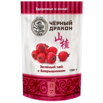 Черный Дракон Зеленый чай с БОЯРЫШНИКОМ, 100гр