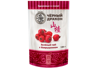 Черный Дракон Зеленый чай с БОЯРЫШНИКОМ, 100гр