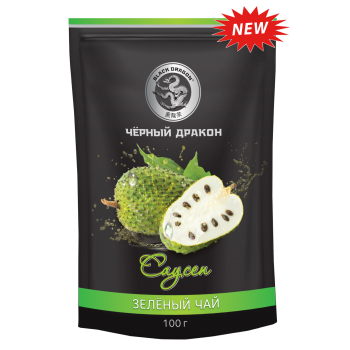 Черный дракон Зеленый чай c САУСЕПОМ, 100гр