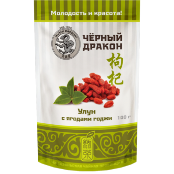 Черный дракон Зеленый чай с ЯГОДАМИ ГОДЖИ 100гр